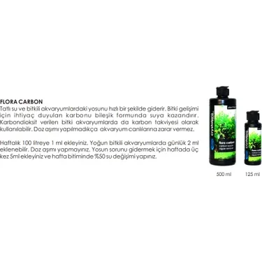 Flora Carbon-Cyrstalpro 125ml - görsel 2