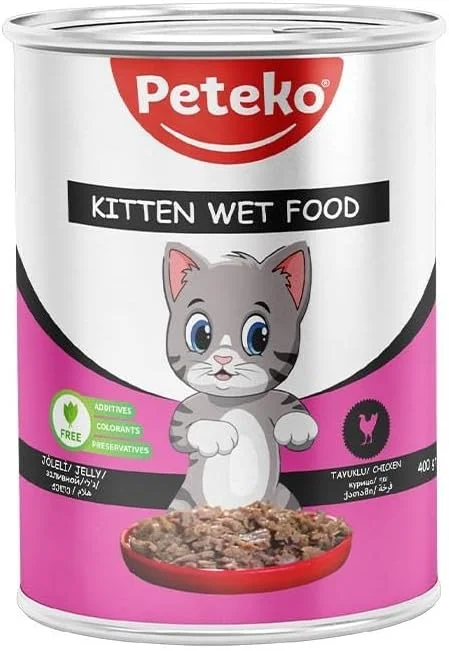 Peteko tavuklu yaş mama 400 gr 2-12 months